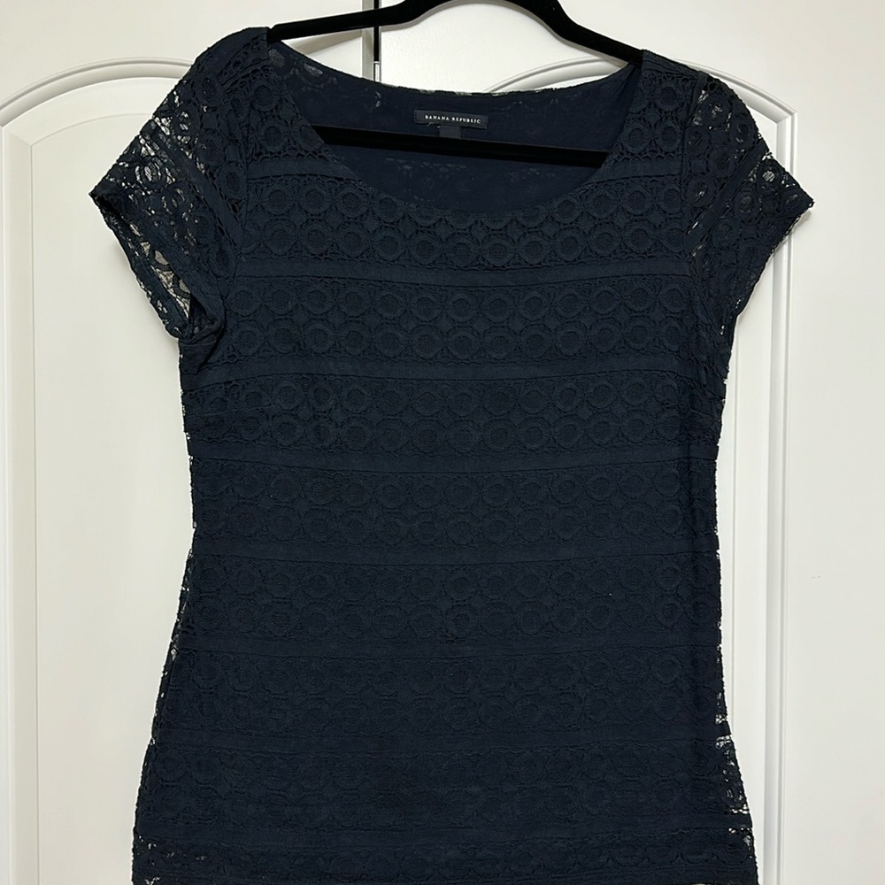 Banana Republic lace blouse
